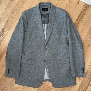 Banana Republic 100% Cotton Tailored Fit Gray Blazer Jacket Men’s Size 44L